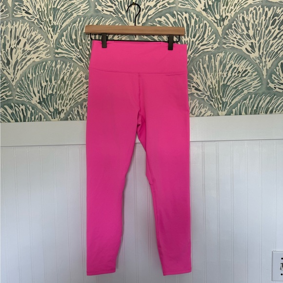 Fabletics Pink Kessler Medium Impact Sports Bra and Powerhold Pink Leggings M - Picture 4 of 8